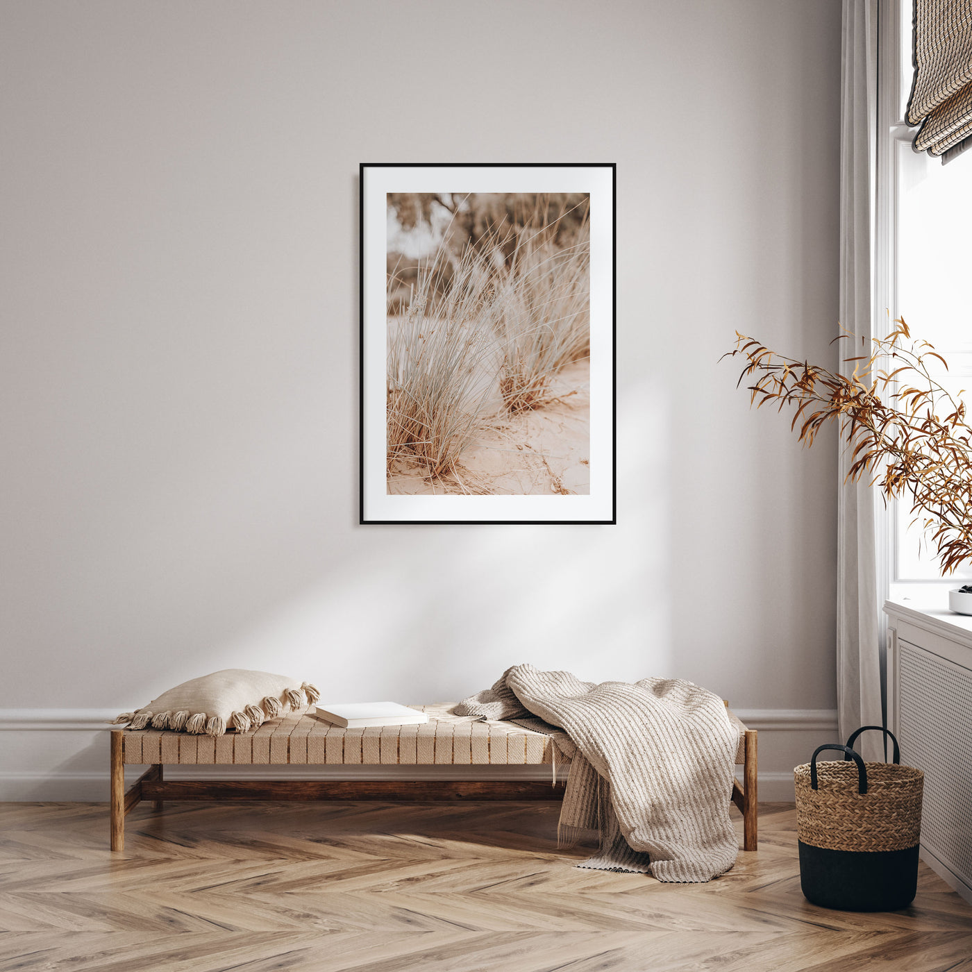 Grass Growing Wild Photo Color Poster