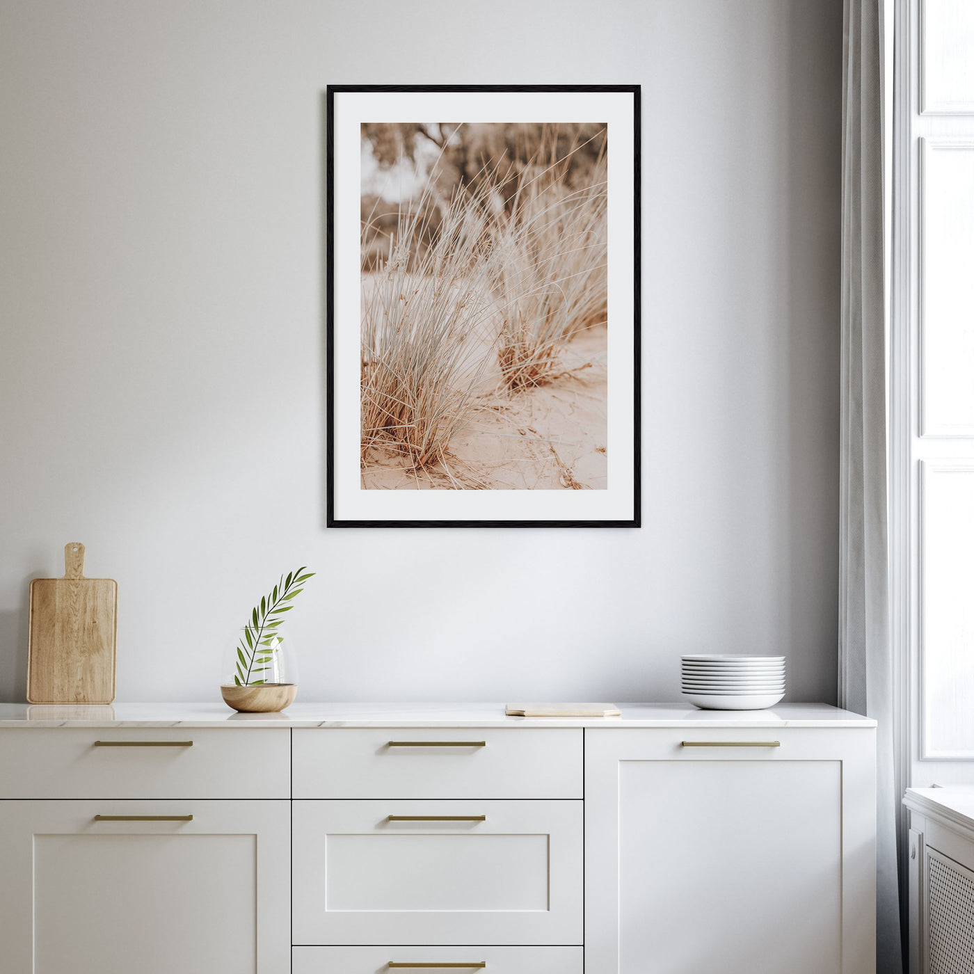Grass Growing Wild Photo Color Poster