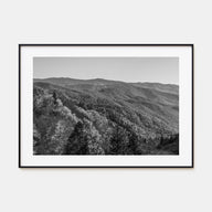 Great Smoky Mountains National Park Landscape B&W No 2 Poster