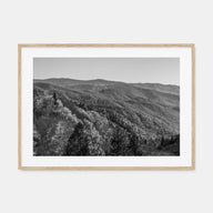 Great Smoky Mountains National Park Landscape B&W No 2 Poster