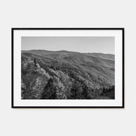 Great Smoky Mountains National Park Landscape B&W No 2 Poster