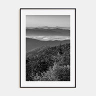 Great Smoky Mountains National Park Photo B&W Poster