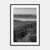 Great Smoky Mountains National Park Photo B&W Poster