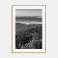 Great Smoky Mountains National Park Photo B&W Poster