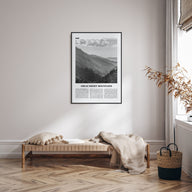 Great Smoky Mountains National Park Travel B&W Poster