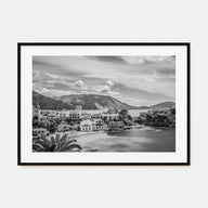 Greece Landscape B&W Poster