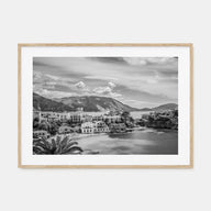 Greece Landscape B&W Poster