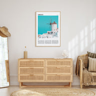 Greece Travel Color Poster