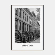 Greenpoint Portrait B&W Poster