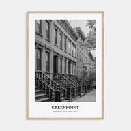 Greenpoint Portrait B&W Poster