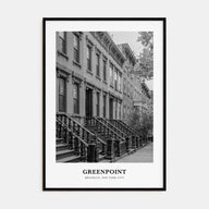 Greenpoint Portrait B&W Poster