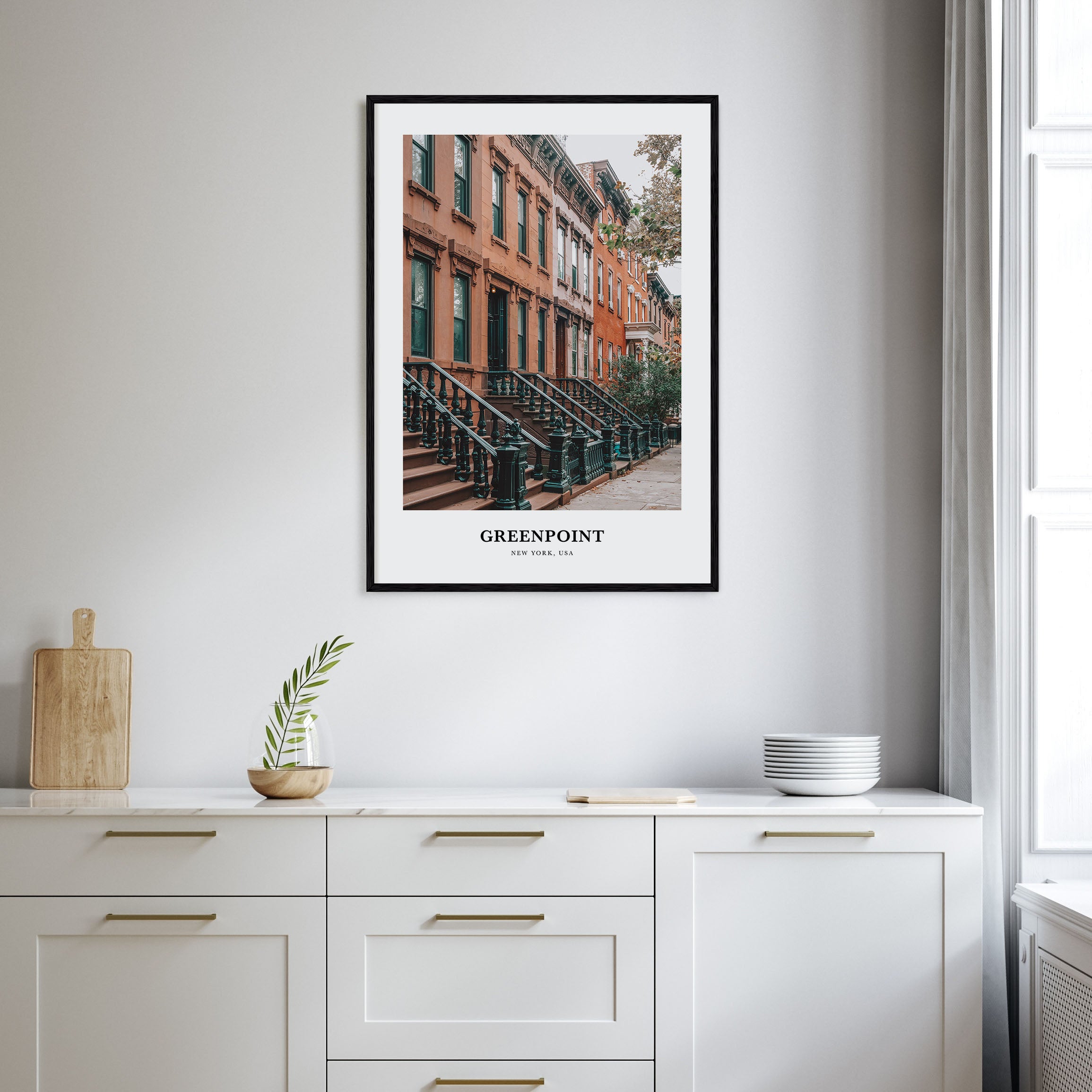 Greenpoint Portrait Color Poster