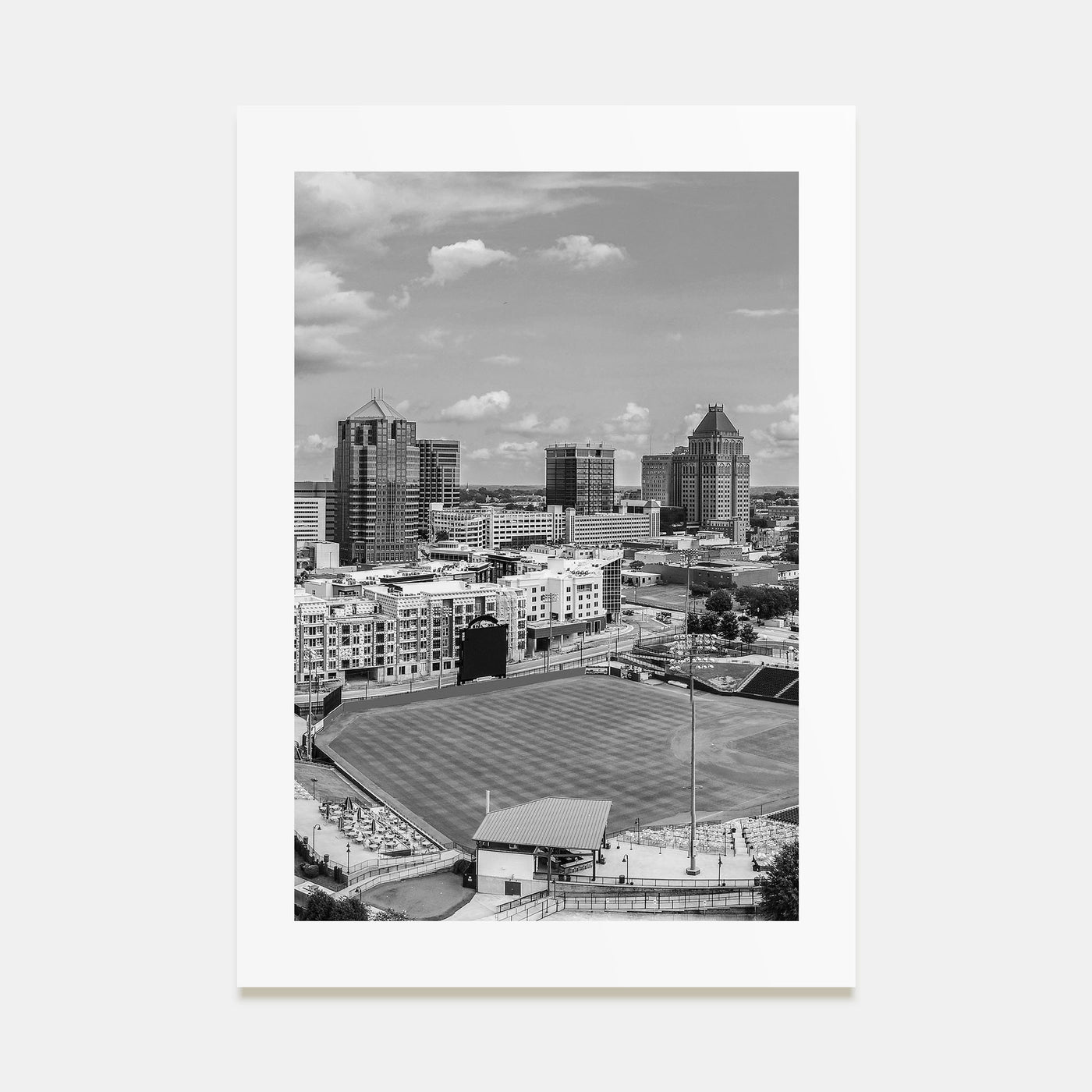 Greensboro Photo B&W Poster