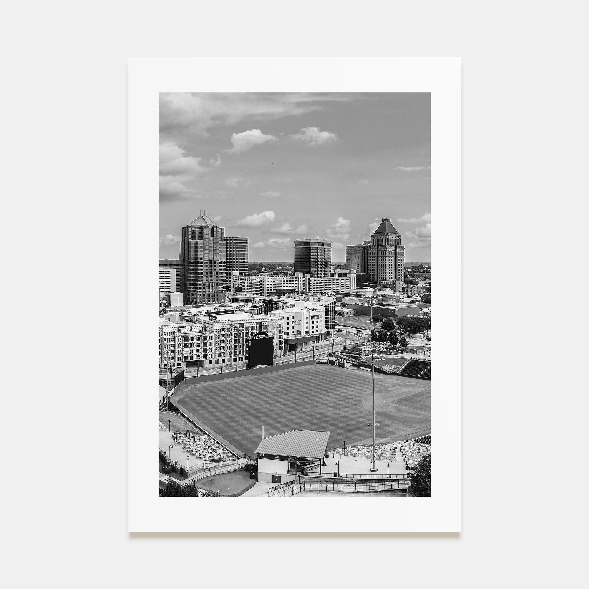 Greensboro Photo B&W Poster