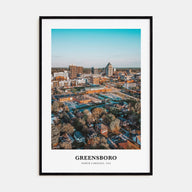 Greensboro Portrait Color Poster