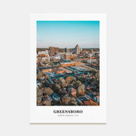 Greensboro Portrait Color Poster