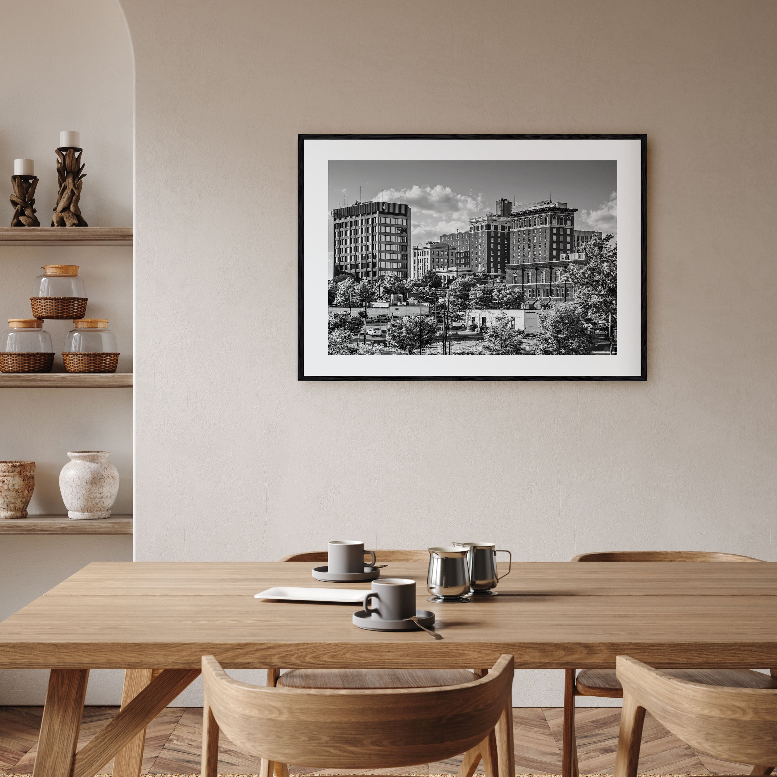 Greenville Landscape B&W Poster