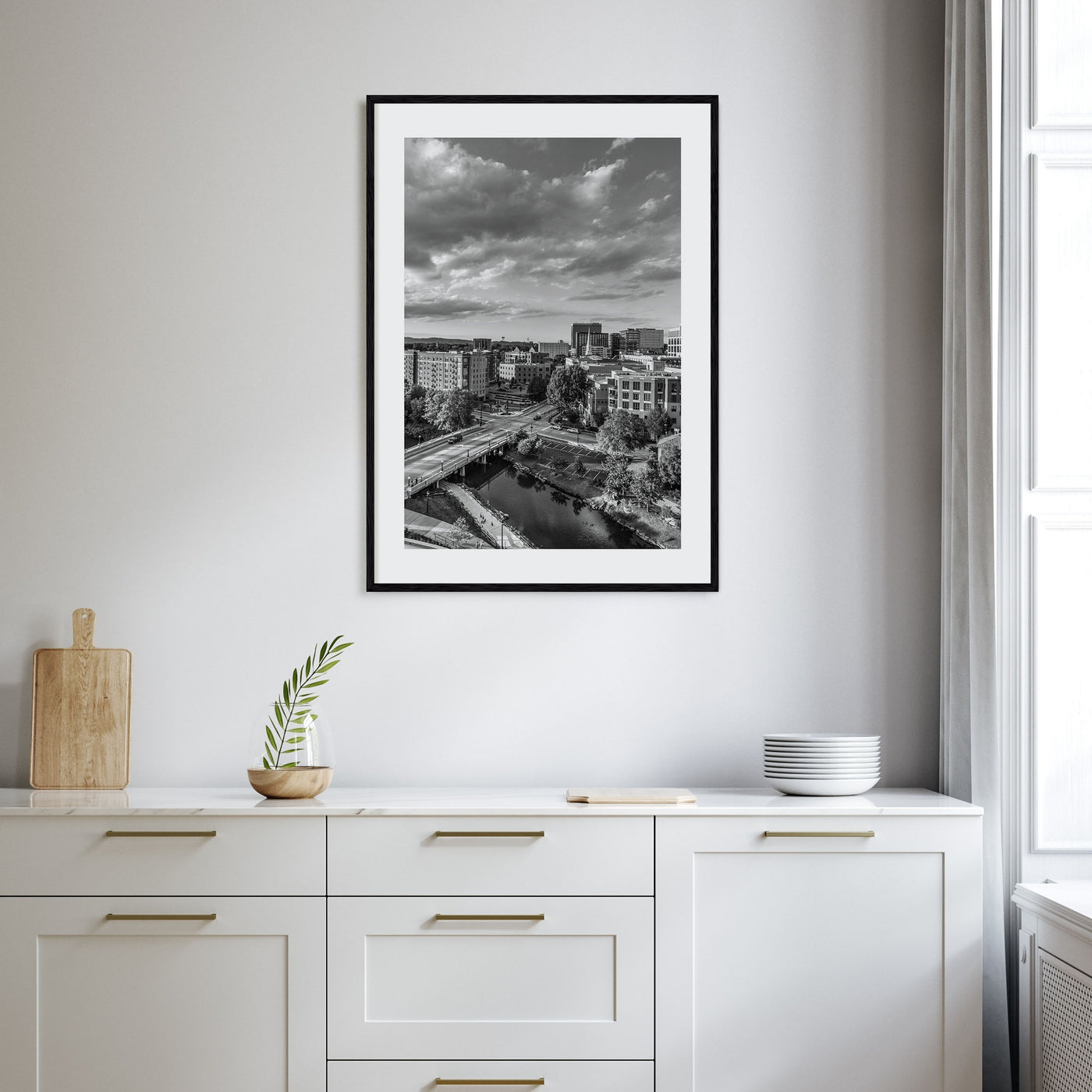 Greenville Photo B&W Poster