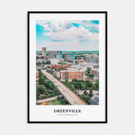 Greenville Portrait Color No 1 Poster