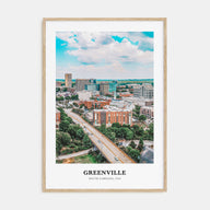 Greenville Portrait Color No 1 Poster