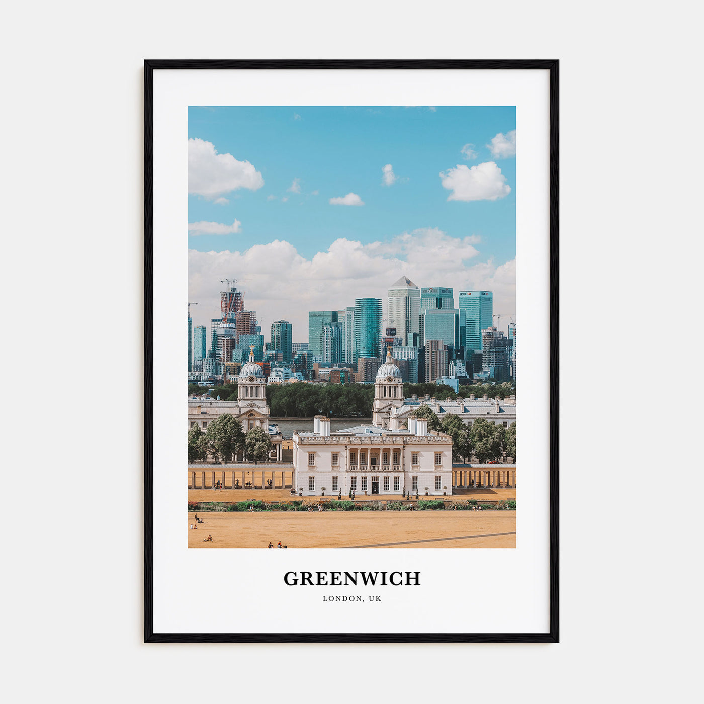 Greenwich, London Portrait Color Poster