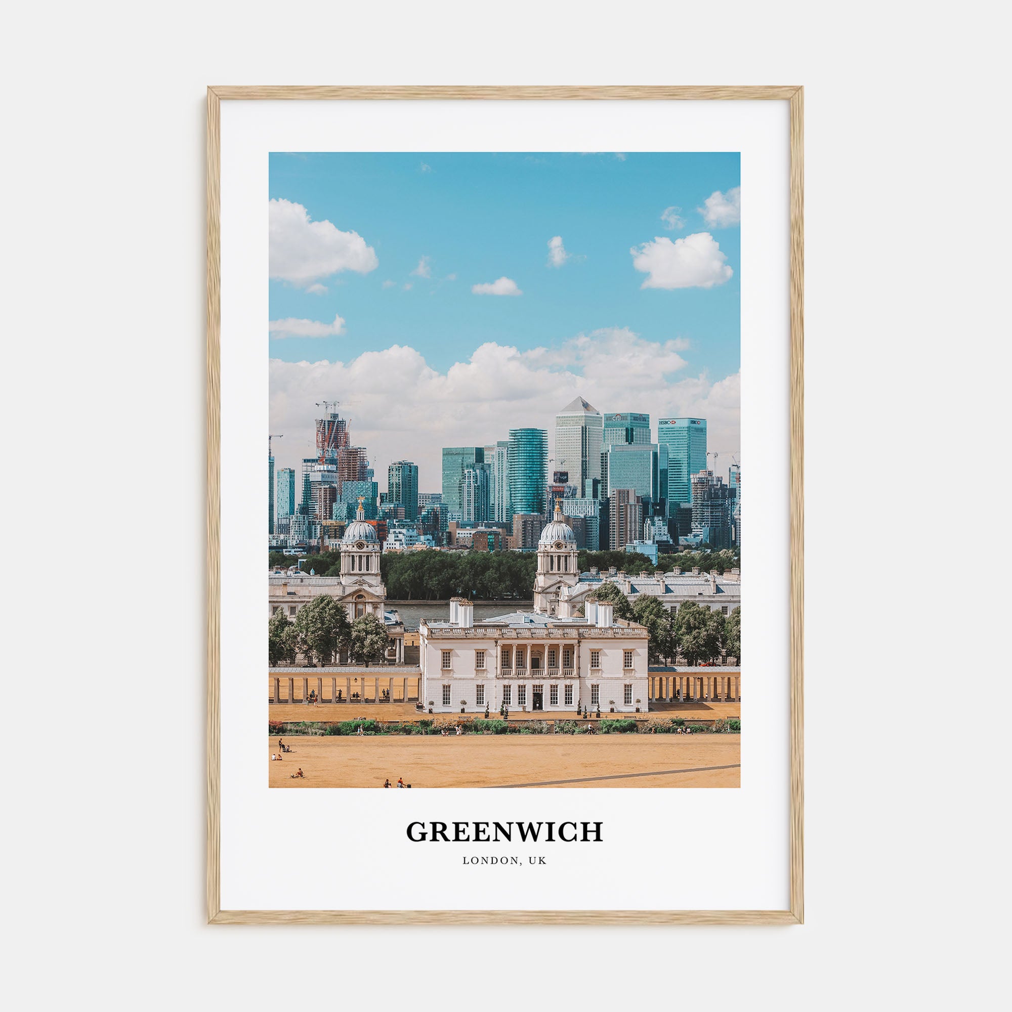 Greenwich, London Portrait Color Poster