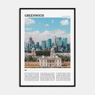 Greenwich, London Travel Color Poster