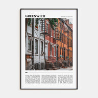 Greenwich, New York Travel Color Poster