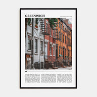 Greenwich, New York Travel Color Poster