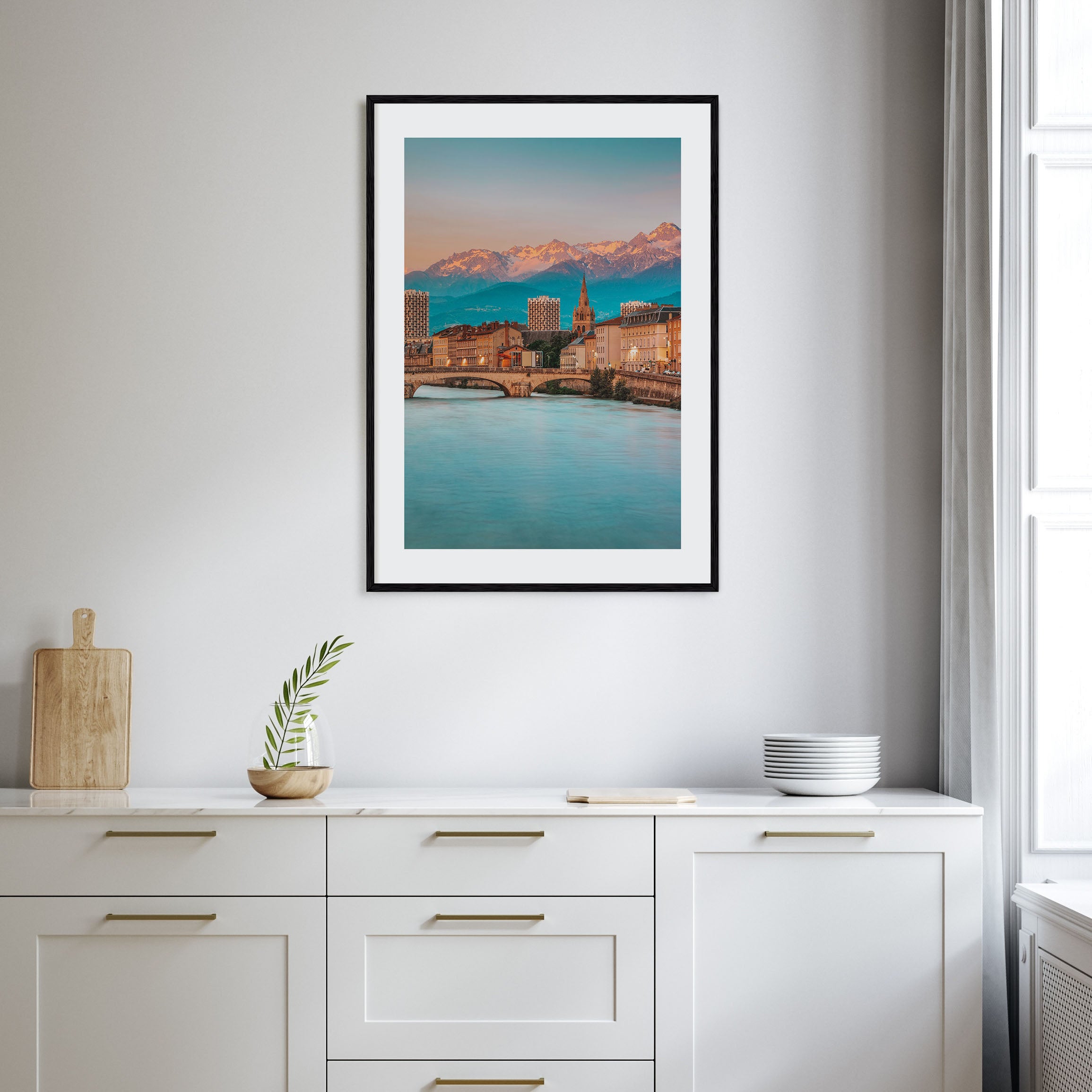 Grenoble Photo Color Poster