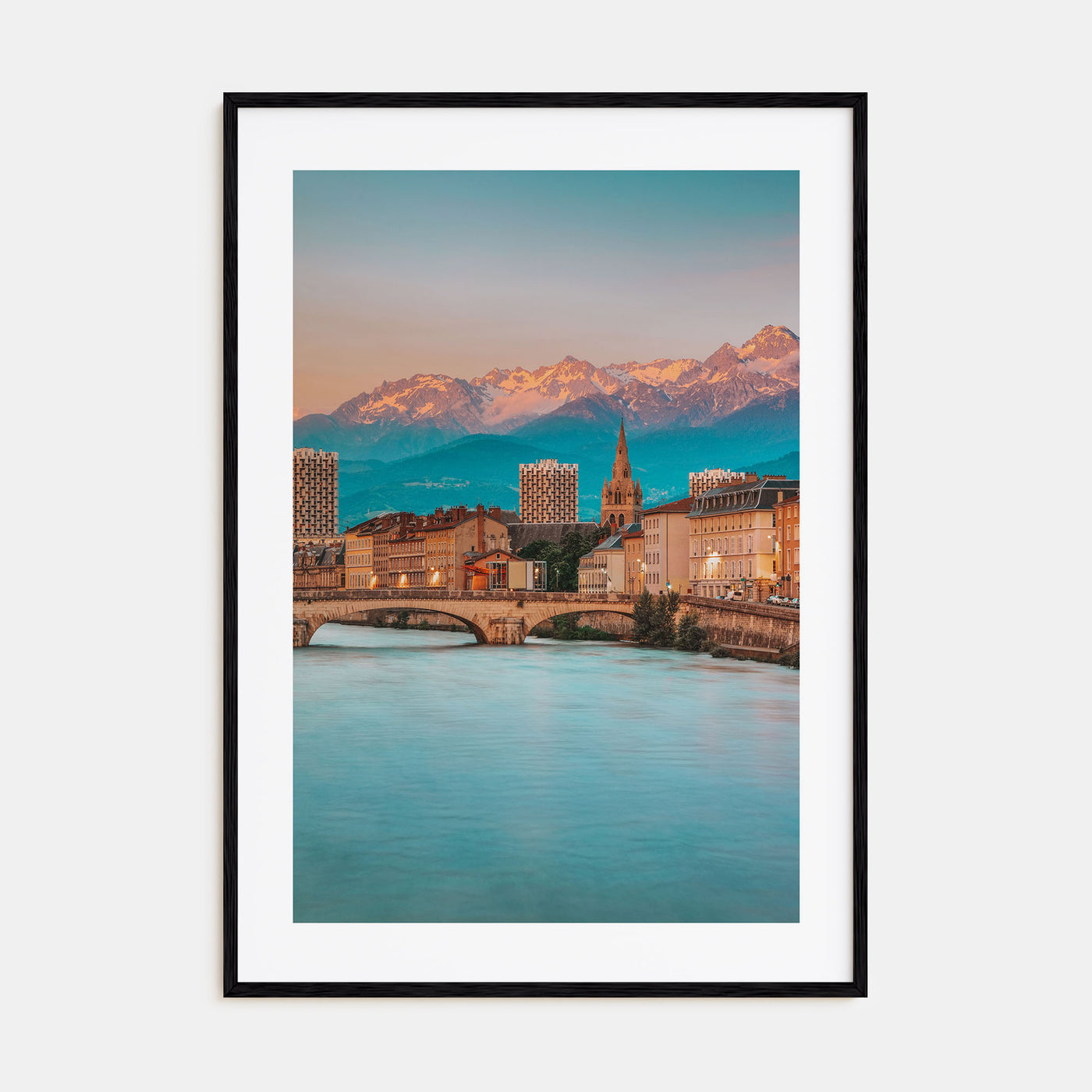 Grenoble Photo Color Poster