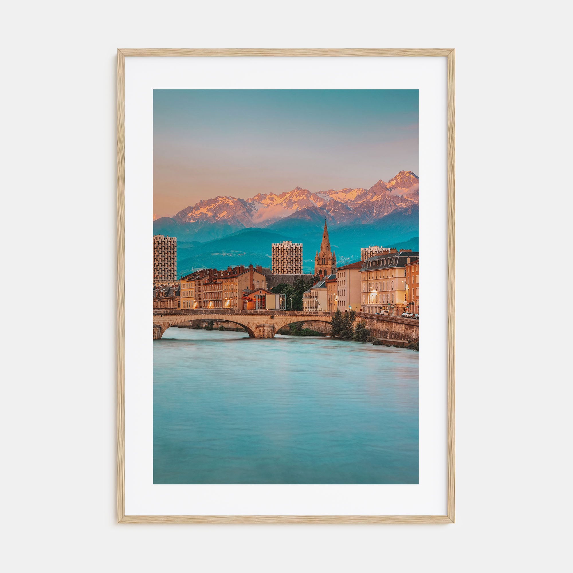 Grenoble Photo Color Poster