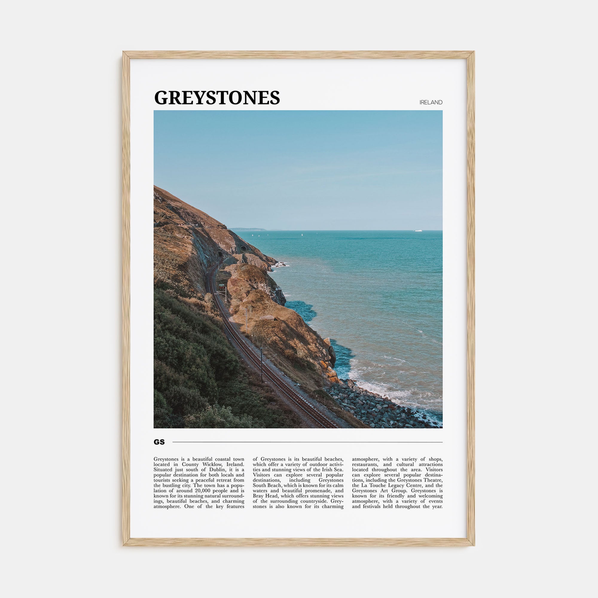 Greystones Travel Color Poster
