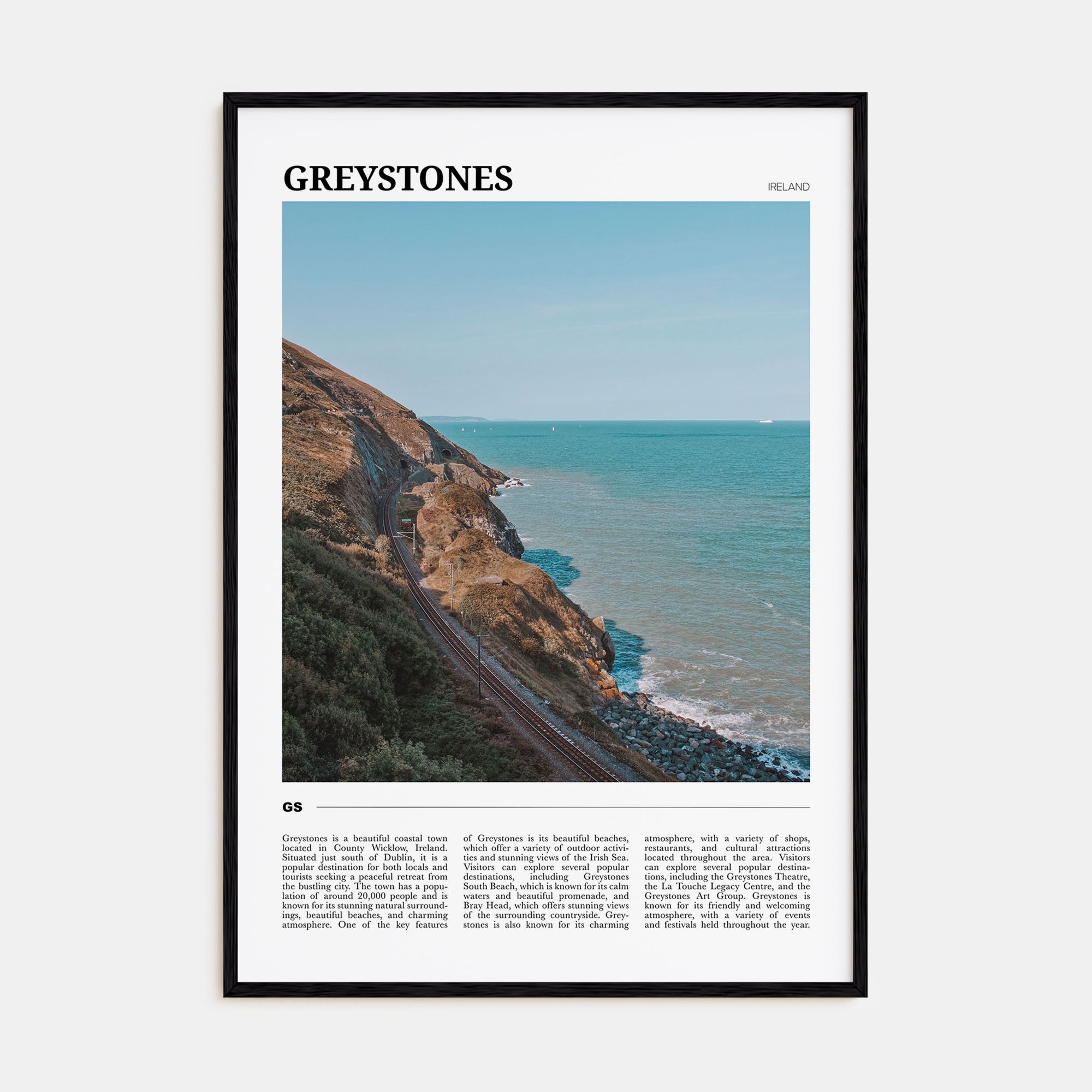 Greystones Travel Color Poster