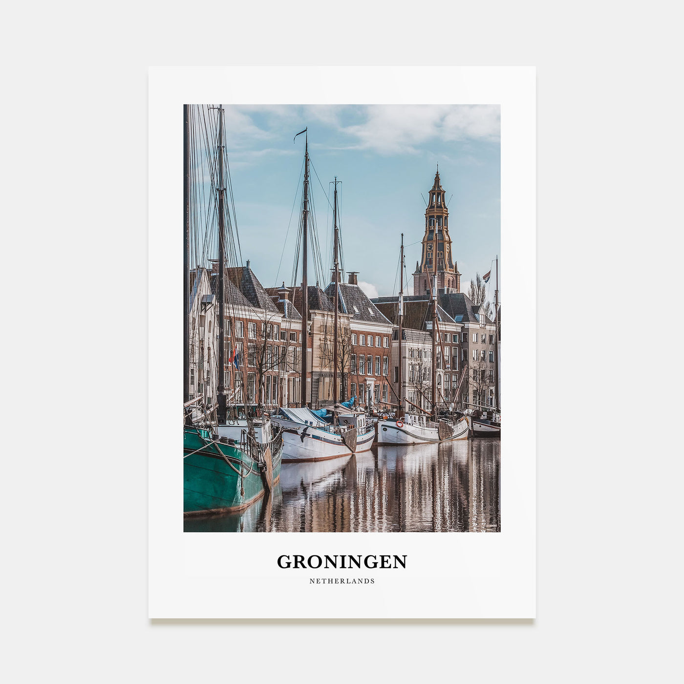 Groningen Portrait Color Poster