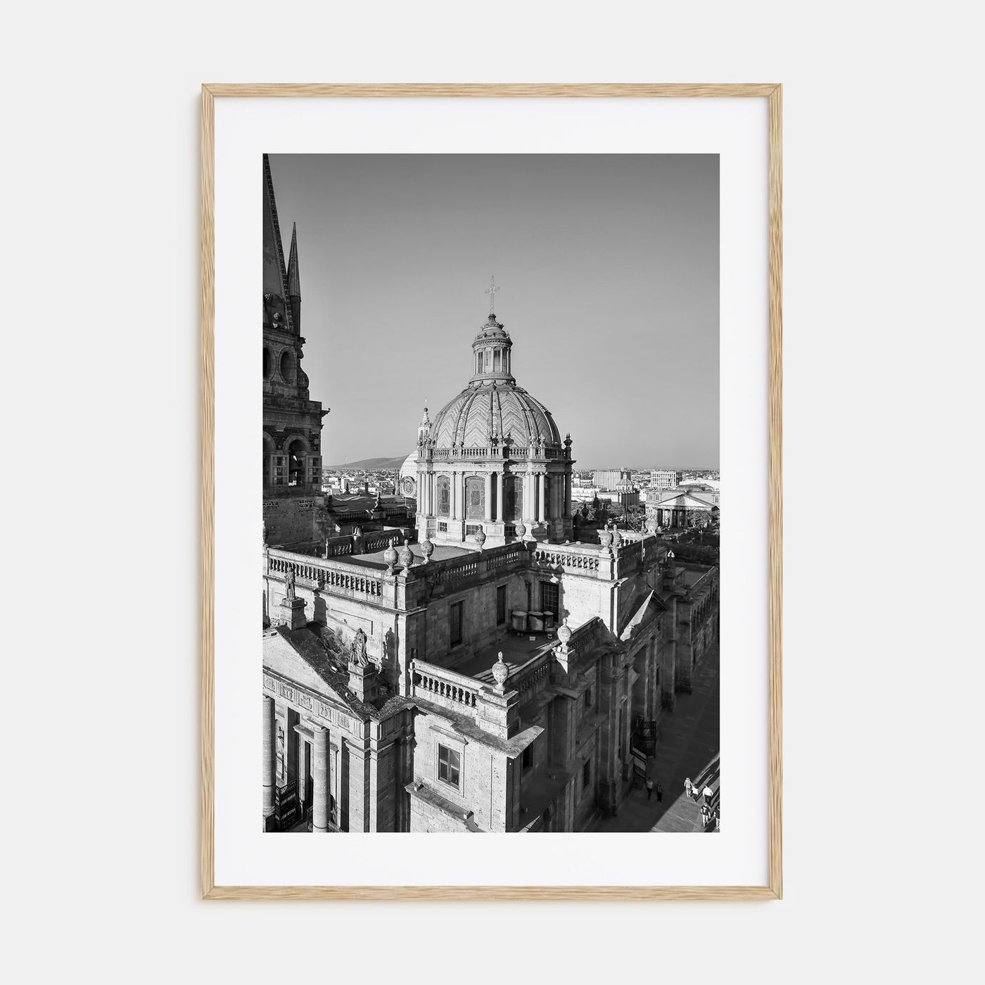 Guadalajara Photo B&W Poster