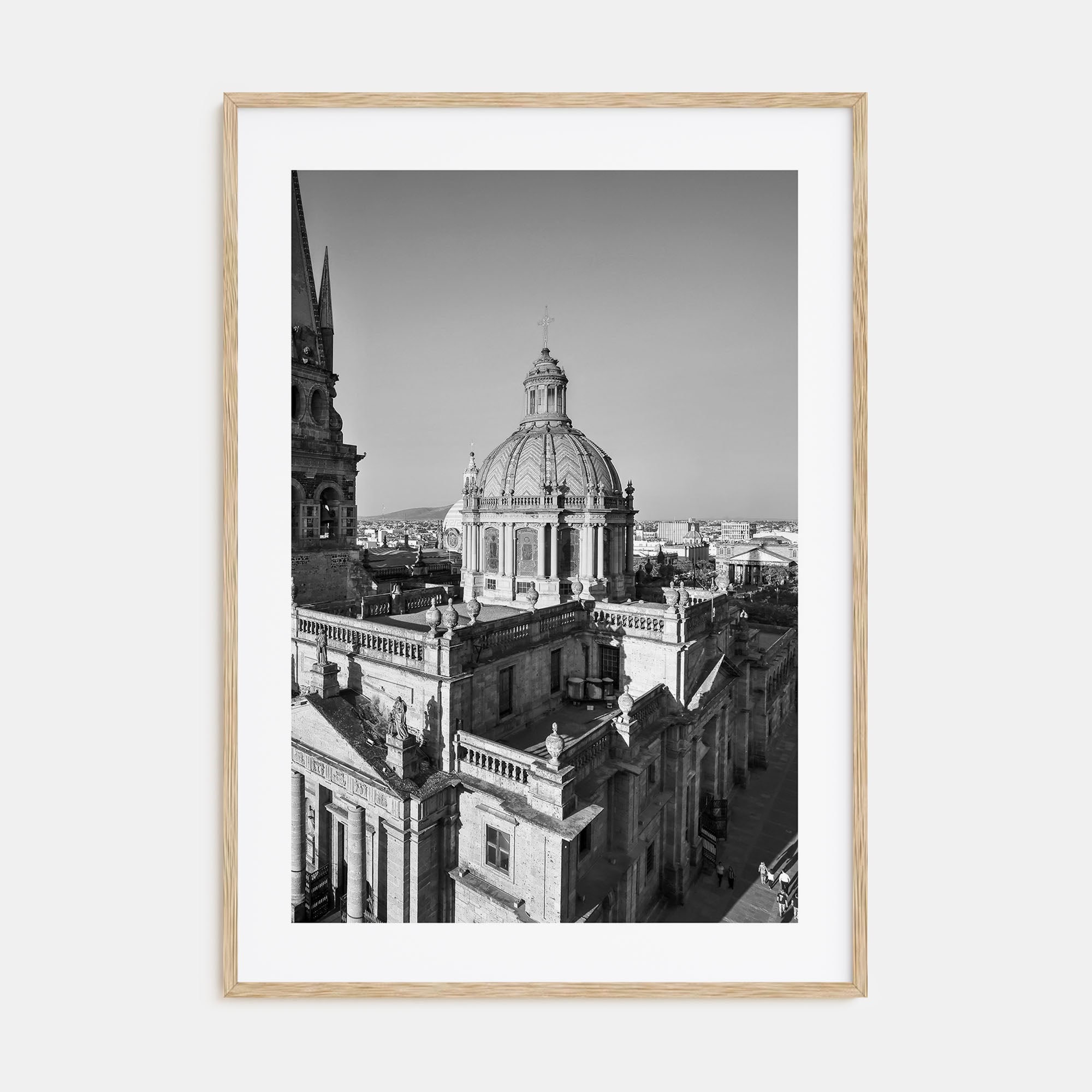 Guadalajara Photo B&W Poster