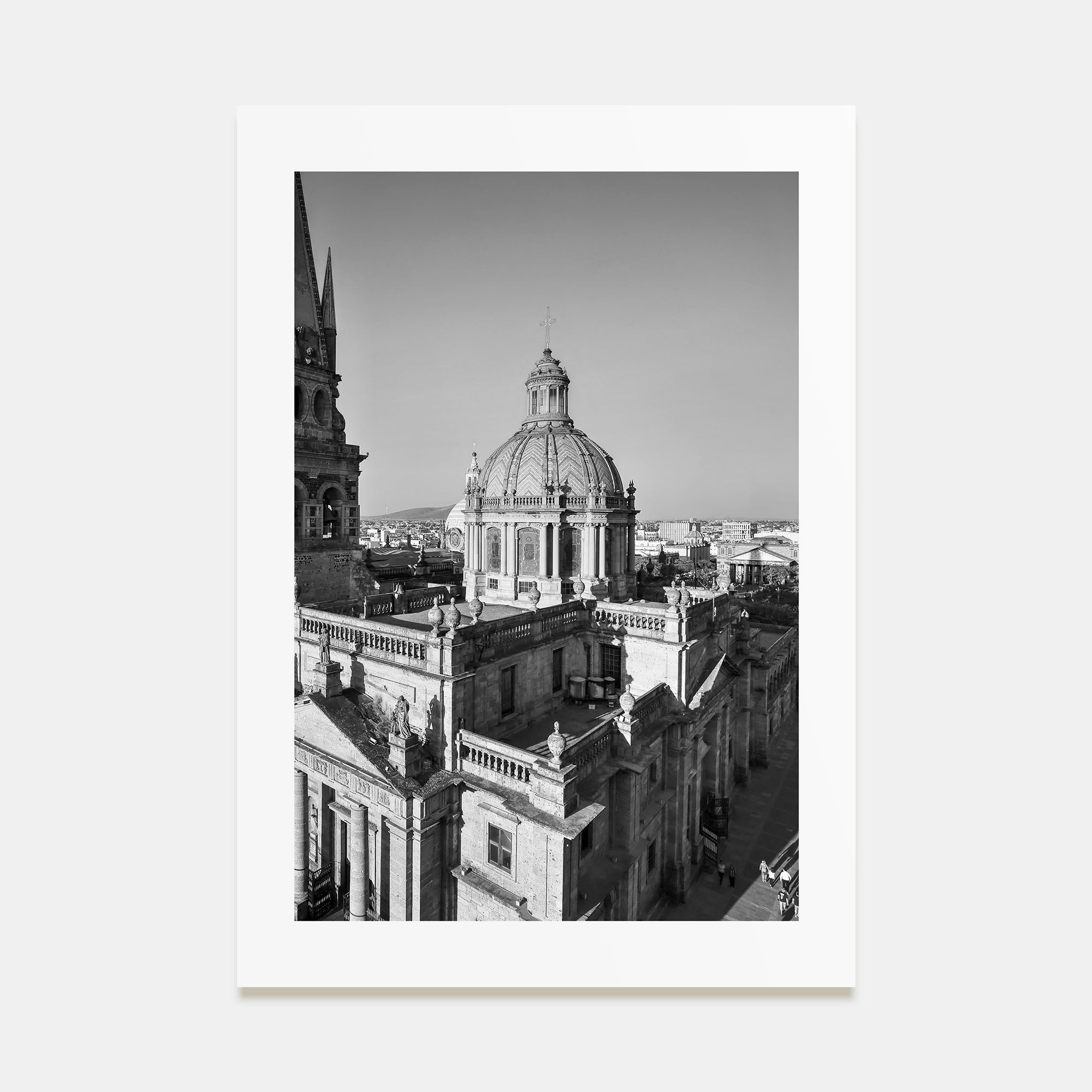 Guadalajara Photo B&W Poster