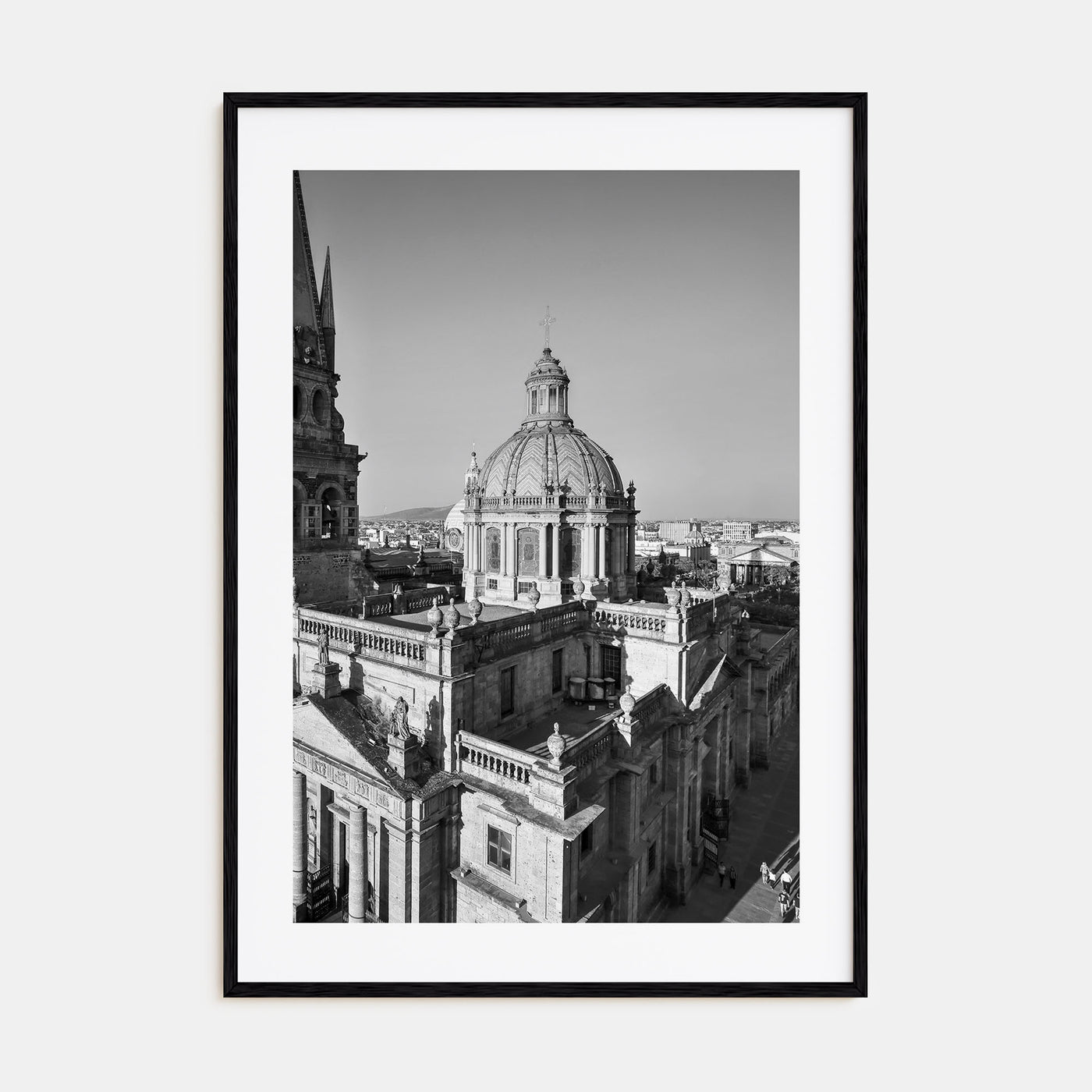 Guadalajara Photo B&W Poster