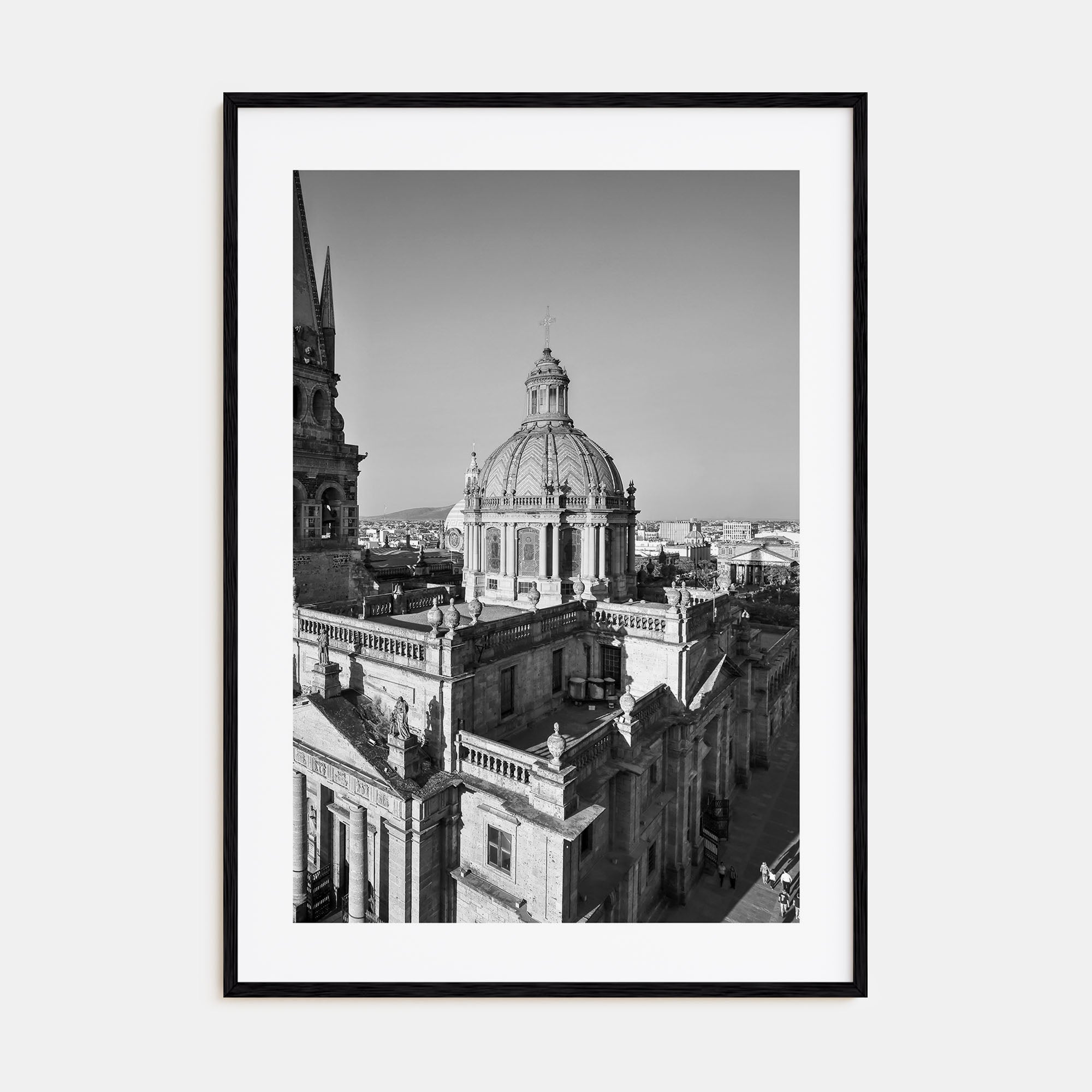 Guadalajara Photo B&W Poster