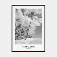 Guadeloupe Portrait B&W Poster