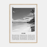 Guam Travel B&W Poster