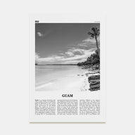 Guam Travel B&W Poster