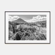 Guatemala Landscape B&W Poster