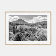 Guatemala Landscape B&W Poster