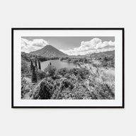 Guatemala Landscape B&W Poster