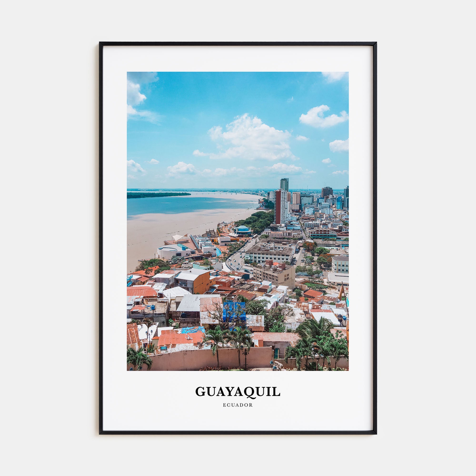 Guayaquil Portrait Color Poster