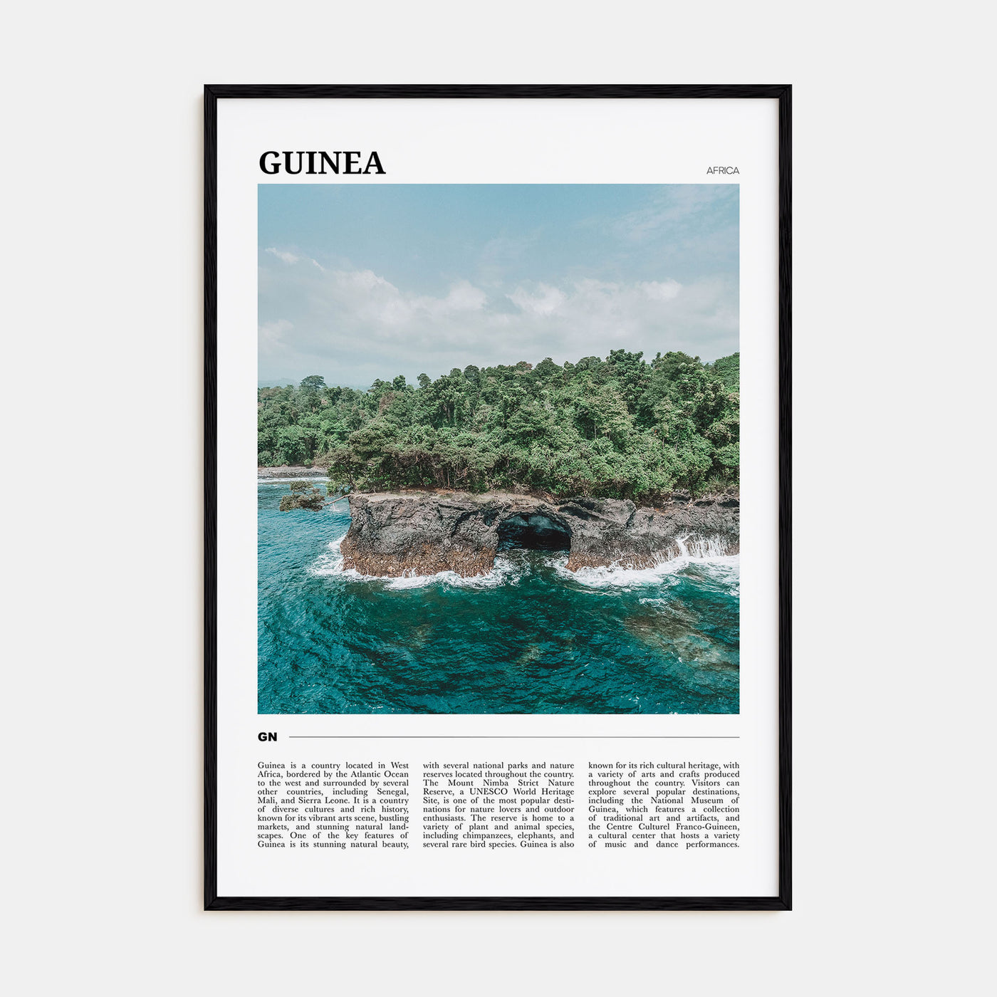 Guinea Travel Color No 1 Poster