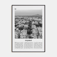 Gujarat Travel B&W Poster