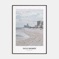 Gulf Shores Portrait Color Poster